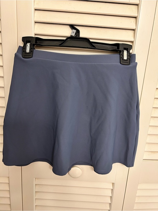 Wilo The Label Dresses & Skirts - Wilo the label ribbed Blue Skater Skirt